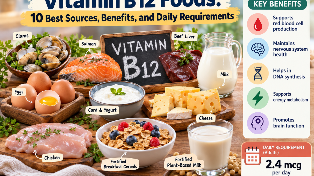 Discover 10 best vitamin B12 foods