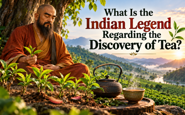 What Is the Indian Legend Regarding the Discovery of Tea?